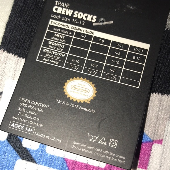 Nintendo Crew Socks - Picture 4 of 5